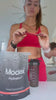 Athlete mixing Modex HydrationX in the kitchen
